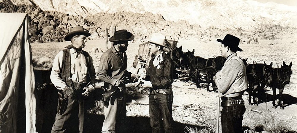 Backdrop of Mule Train