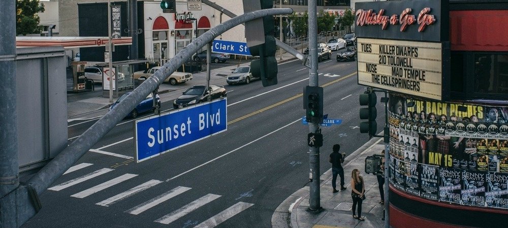 Backdrop of Sunset Strip
