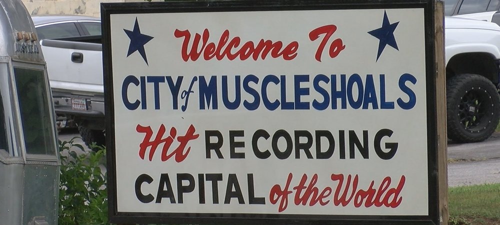 Backdrop of Muscle Shoals