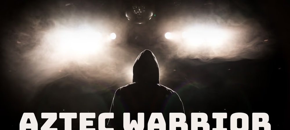 Backdrop of Aztec Warrior