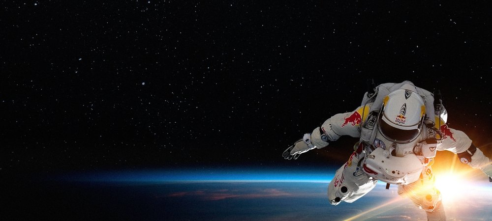 Backdrop of Space Jump