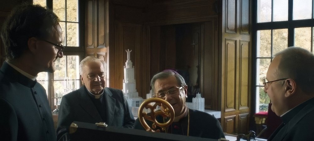 Backdrop of Clergy