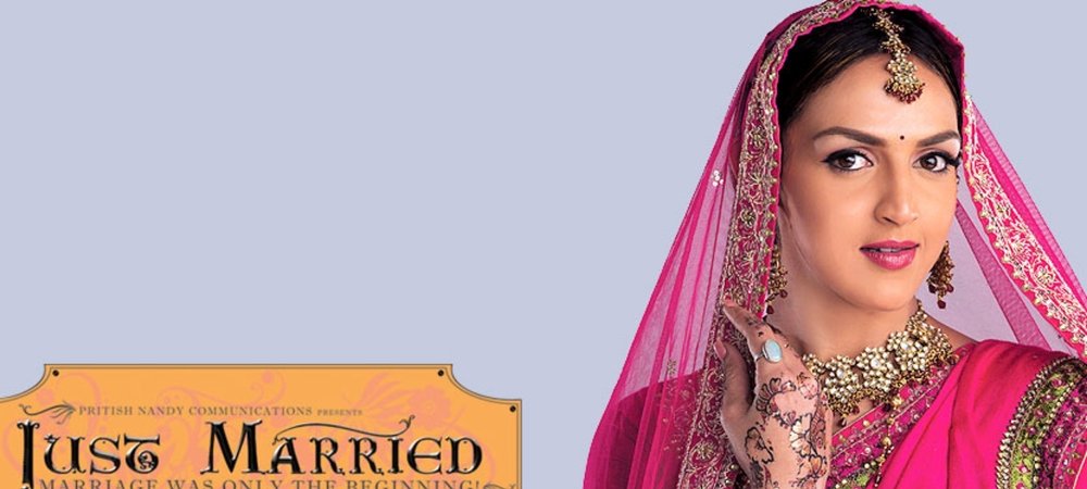 Backdrop of Just Married