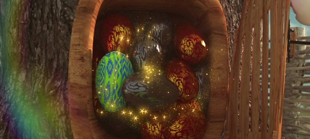 Backdrop of Easter Land