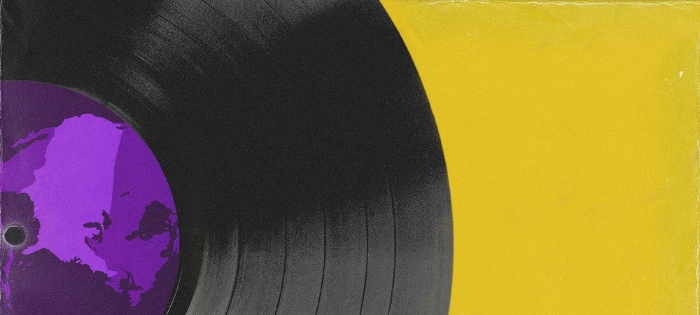 Backdrop of Vinyl Nation