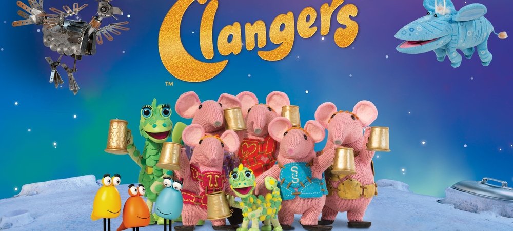 Backdrop of Clangers