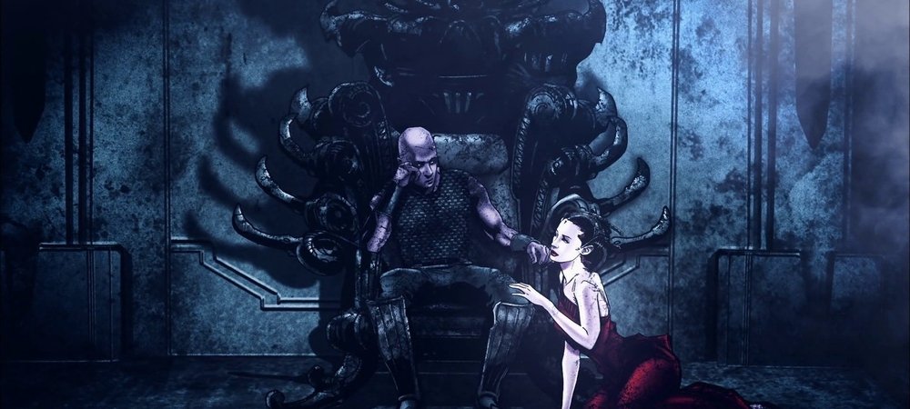 Backdrop of Riddick: Blindsided