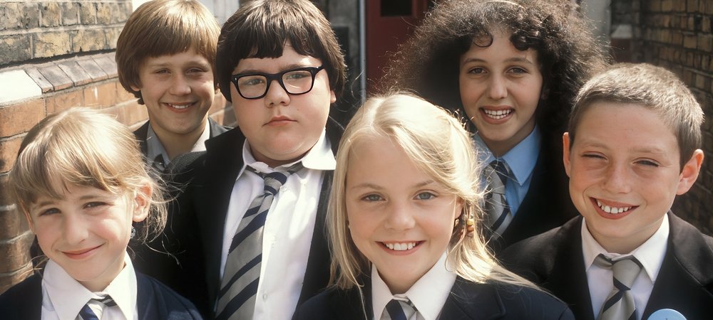 Backdrop of Grange Hill