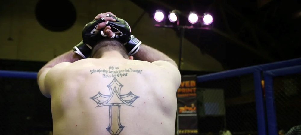 Backdrop of Fight Church