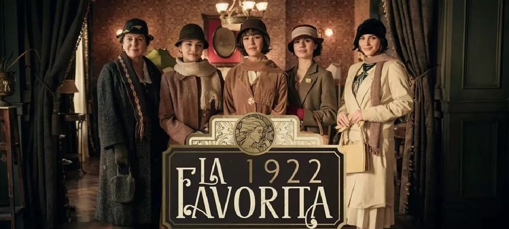 Backdrop of La favorita 1922