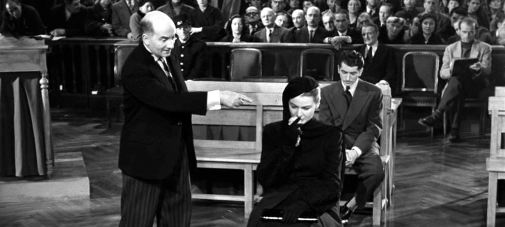 Backdrop of On Trial