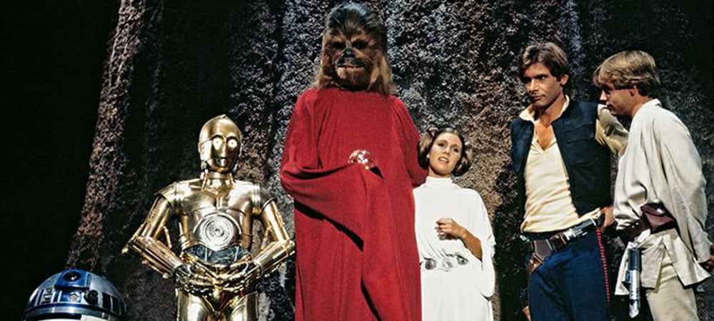 Backdrop of The Star Wars Holiday Special