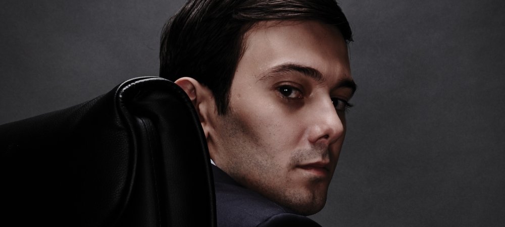 Backdrop of Pharma Bro