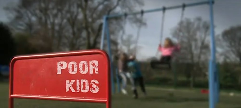 Backdrop of Poor Kids