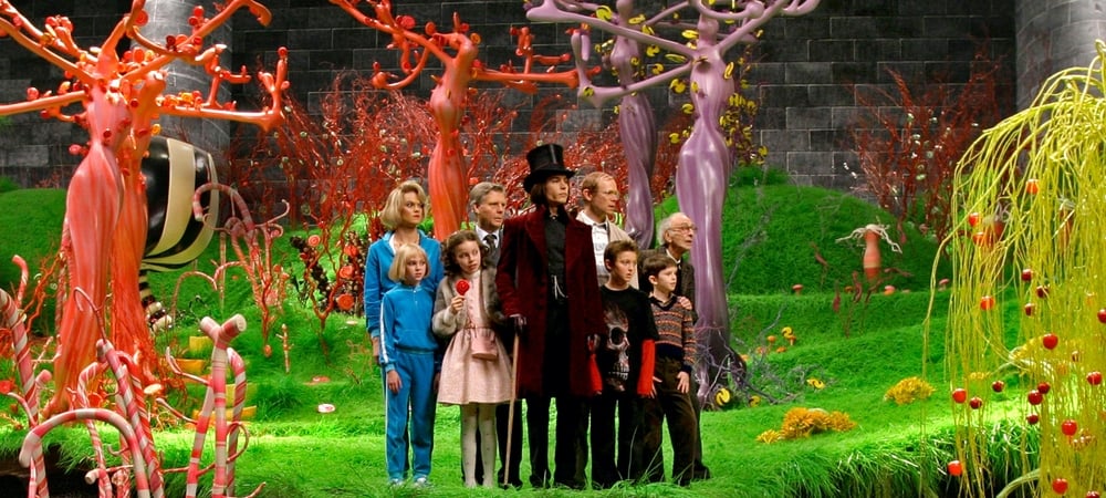 Backdrop of Charlie and the Chocolate Factory