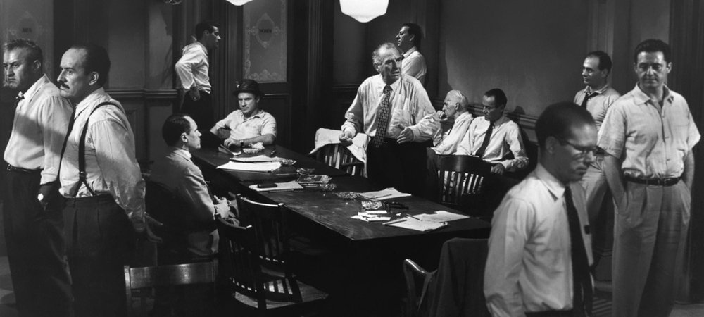 Backdrop of 12 Angry Men