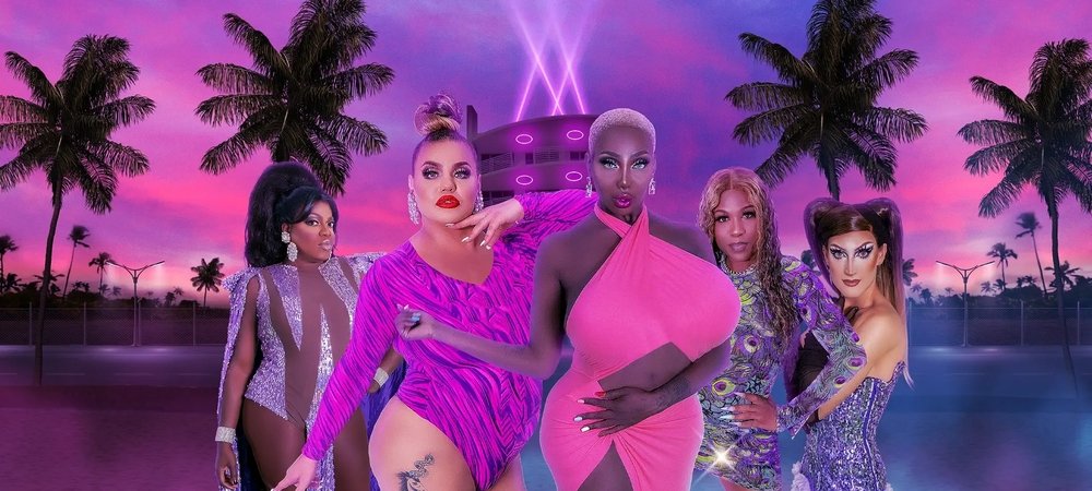 Backdrop of Miami Dolls