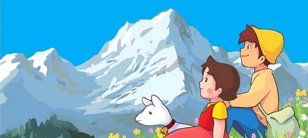 Backdrop of Heidi, Girl of the Alps
