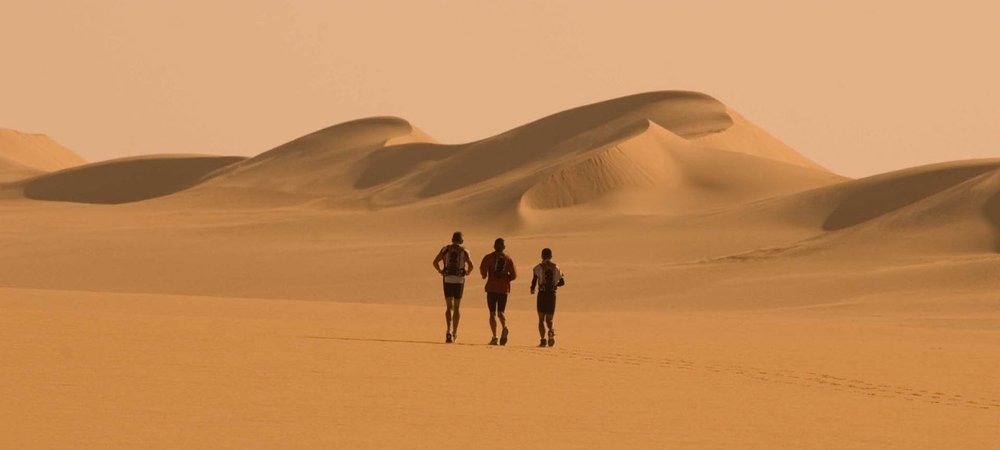 Backdrop of Running the Sahara