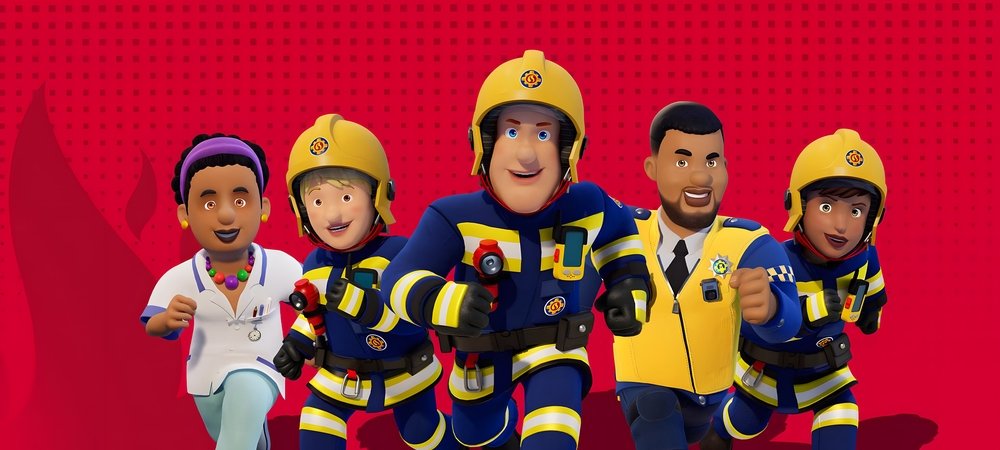 Backdrop of Fireman Sam