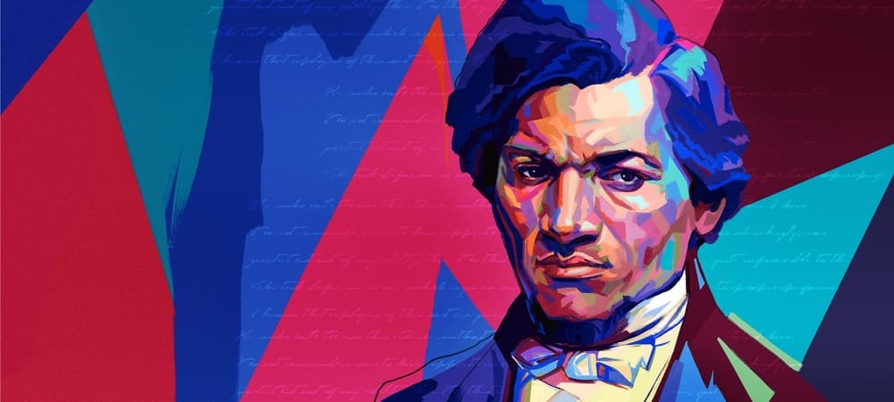 Backdrop of Frederick Douglass: In Five Speeches