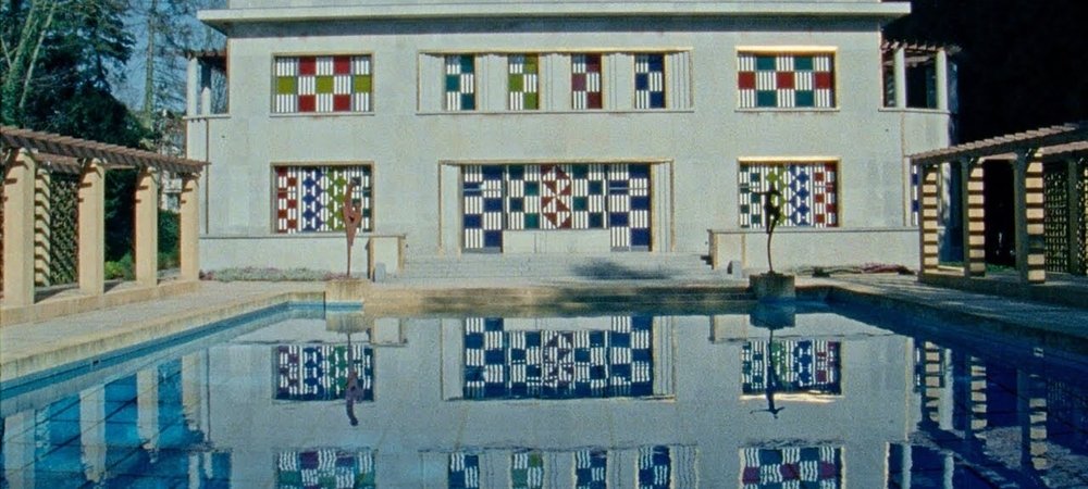 Backdrop of Villa Empain