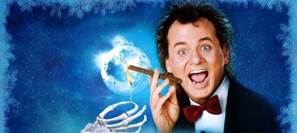 Backdrop of Scrooged