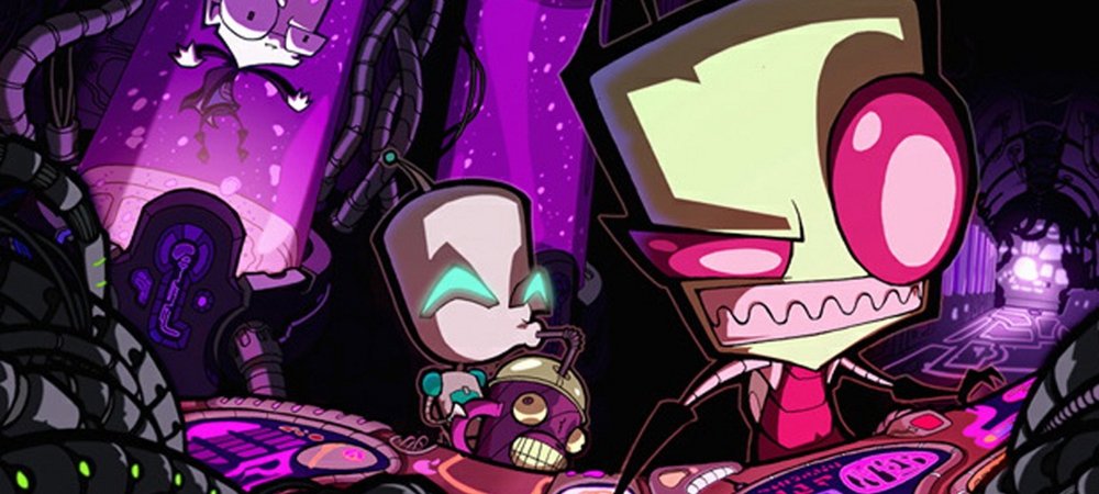 Backdrop of Invader ZIM