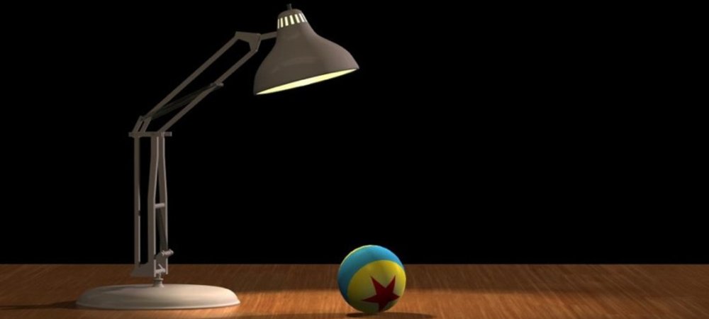 Backdrop of Luxo Jr.