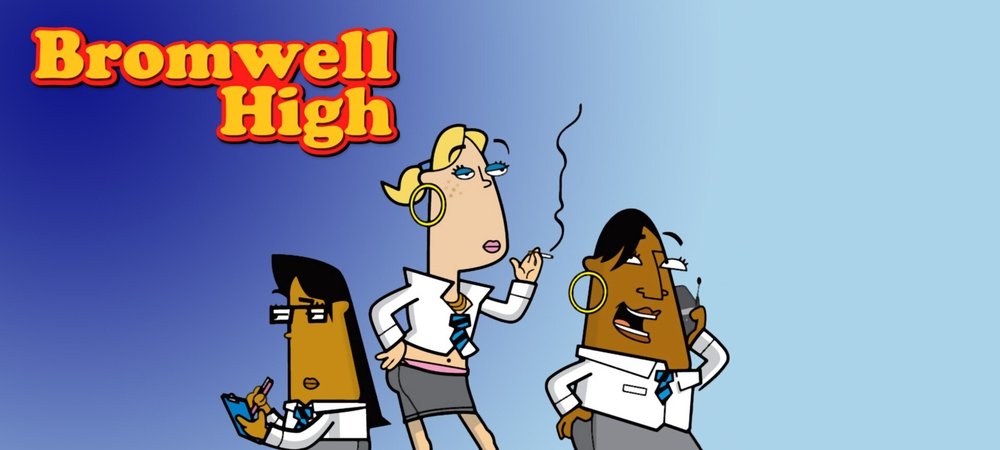 Backdrop of Bromwell High