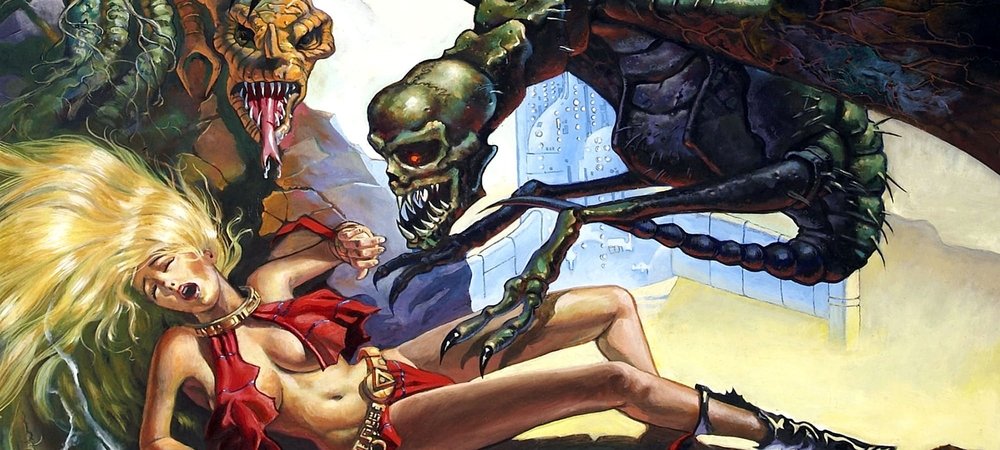Backdrop of Galaxy of Terror
