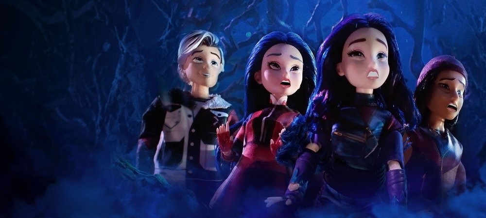 Backdrop of Wicked Woods: A Descendants Halloween Story
