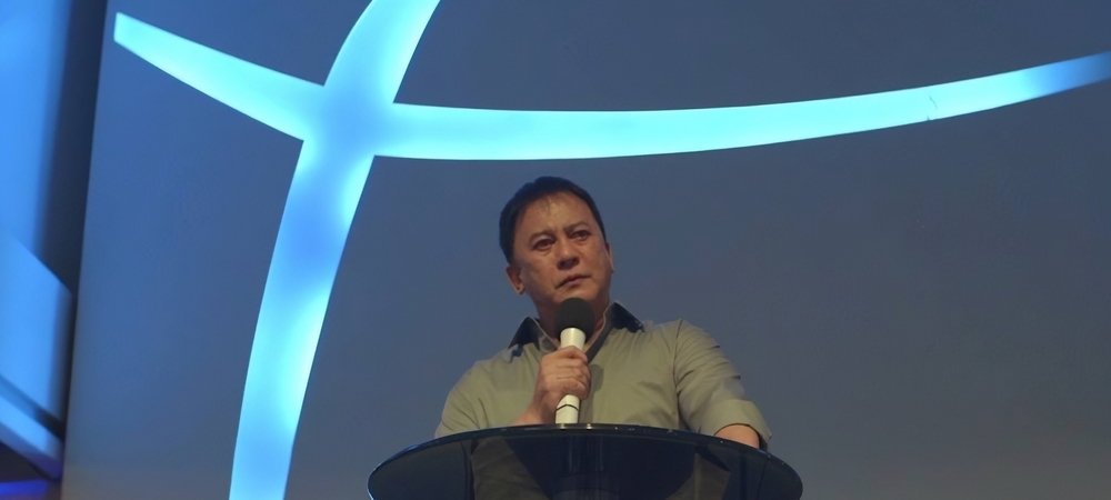 Backdrop of Pastor
