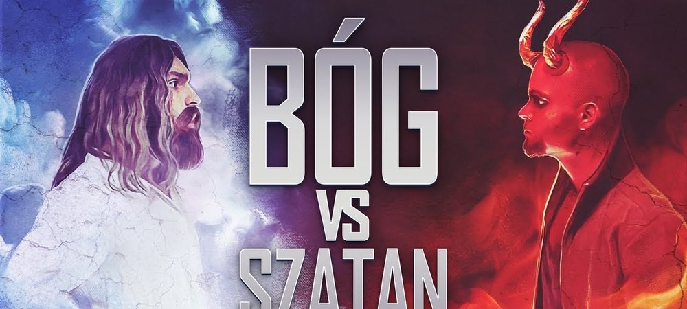 Backdrop of Bóg vs Szatan