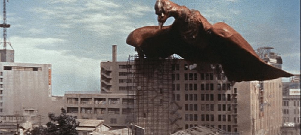 Backdrop of Rodan