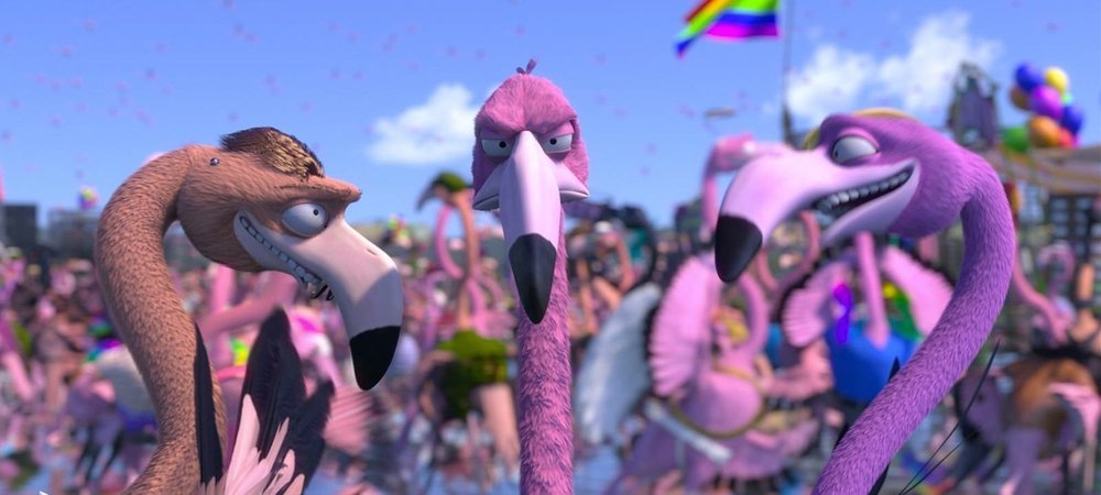 Backdrop of Flamingo Pride