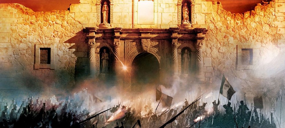Backdrop of The Alamo