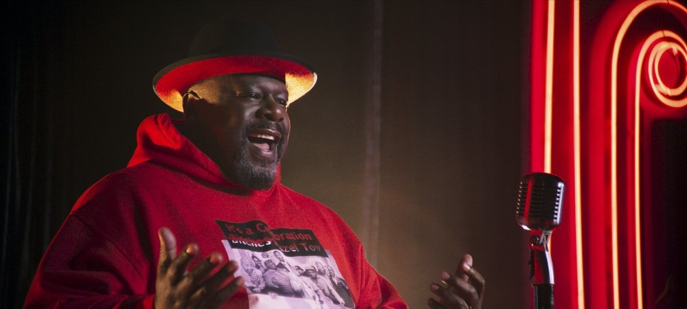 Backdrop of Phat Tuesdays: The Era of Hip Hop Comedy