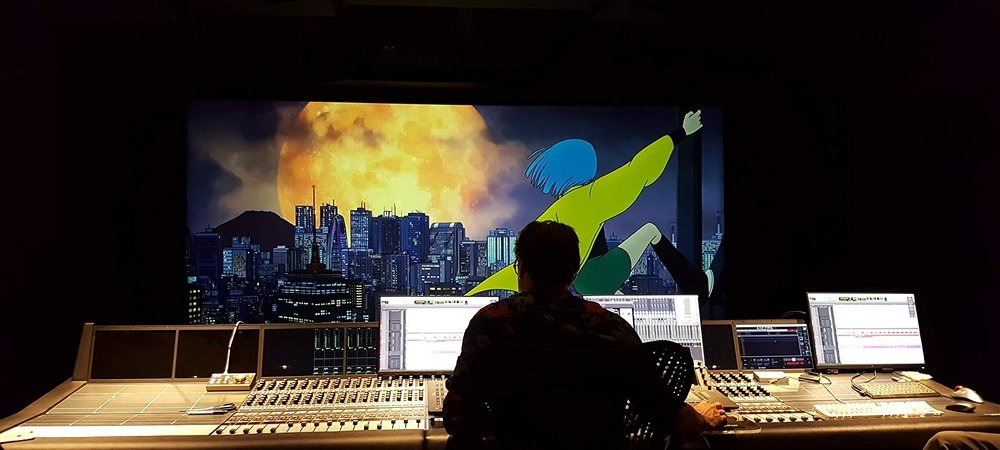 Backdrop of Electric Girl