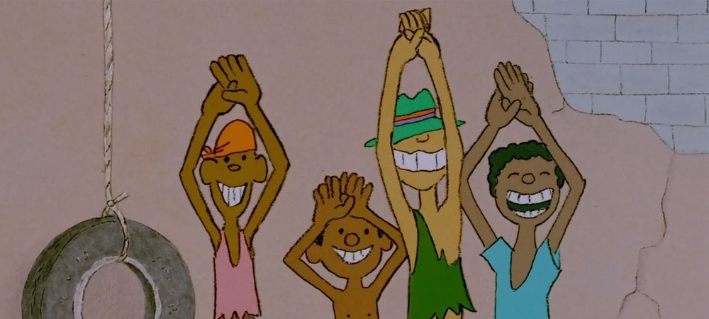 Backdrop of Karate Kids