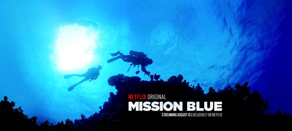 Backdrop of Mission Blue