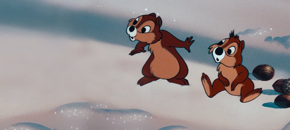 Backdrop of Chip an' Dale