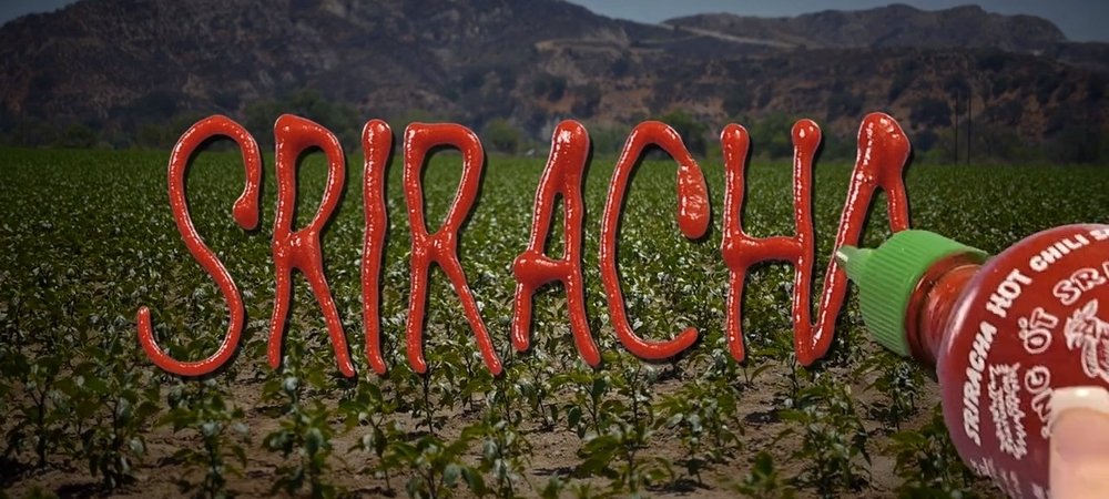 Backdrop of Sriracha