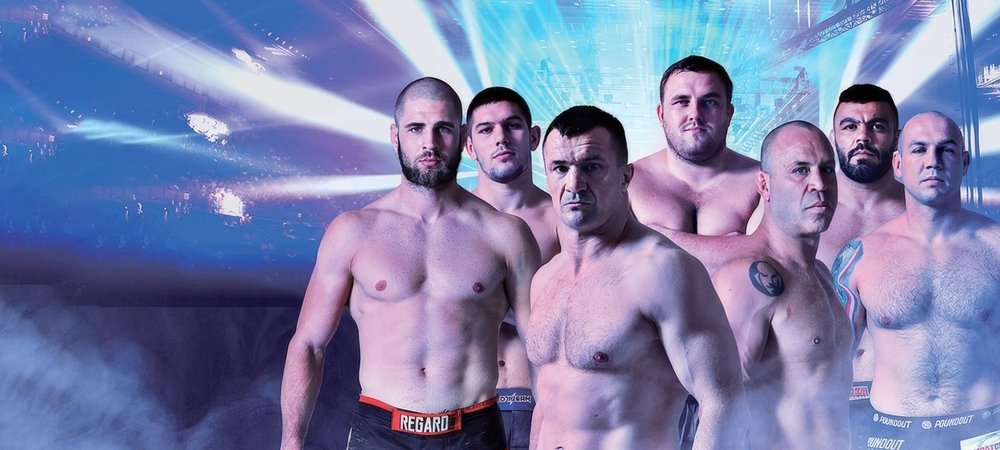 Backdrop of RIZIN 3