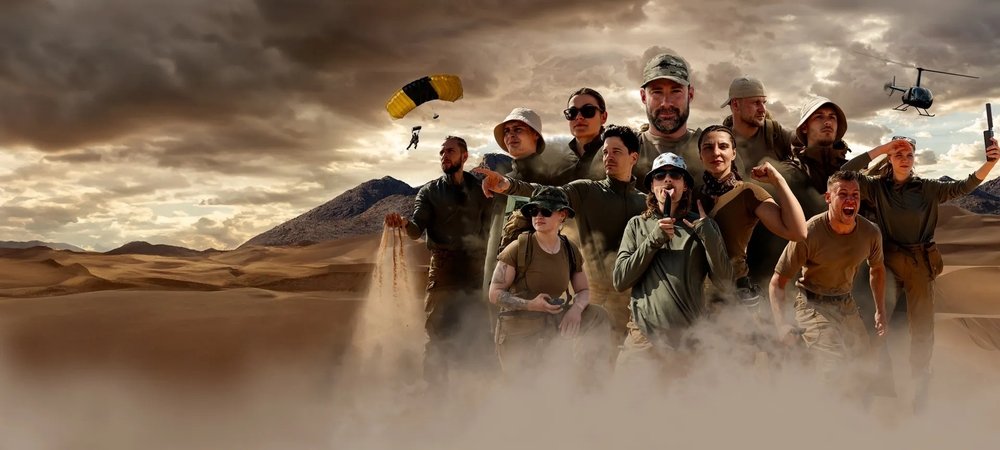 Backdrop of Desert Warrior