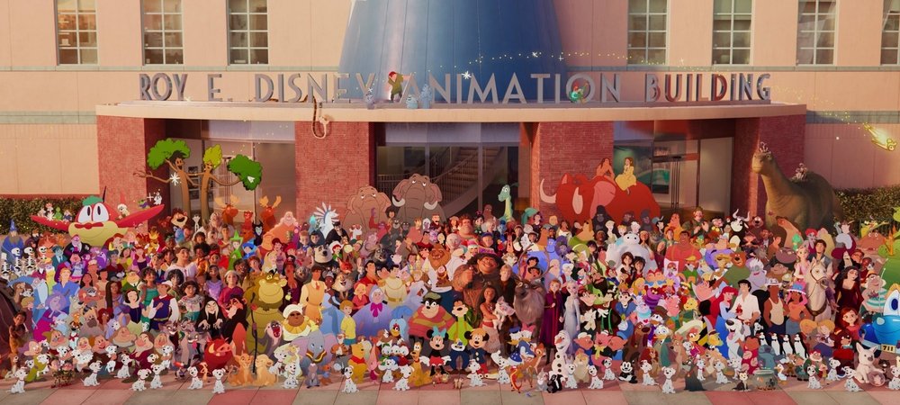 Backdrop of Once Upon a Studio
