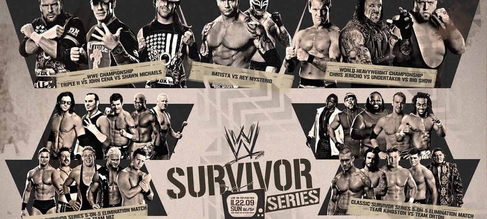 Backdrop of WWE Survivor Series 2009