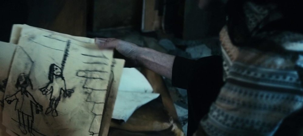 Backdrop of House of Evil