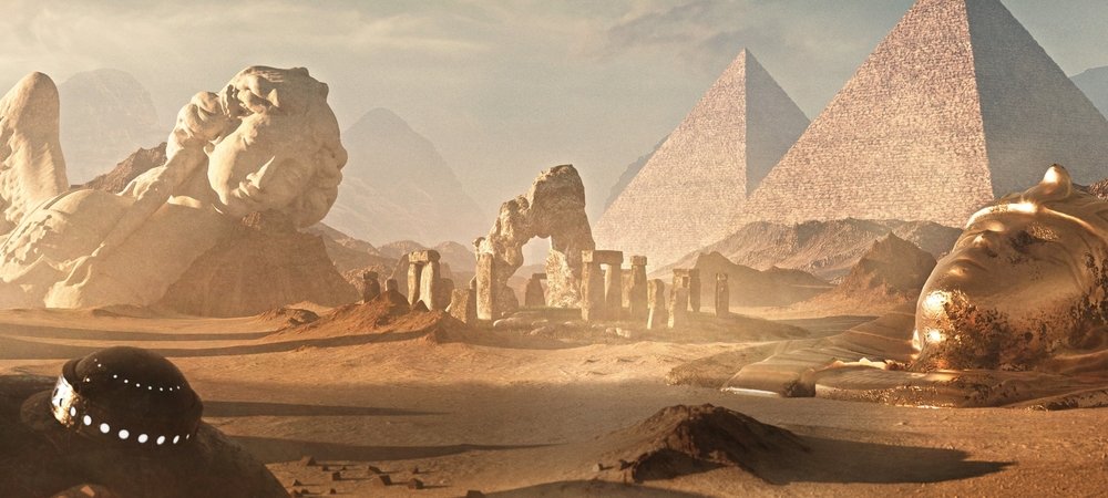 Backdrop of Ancient Aliens