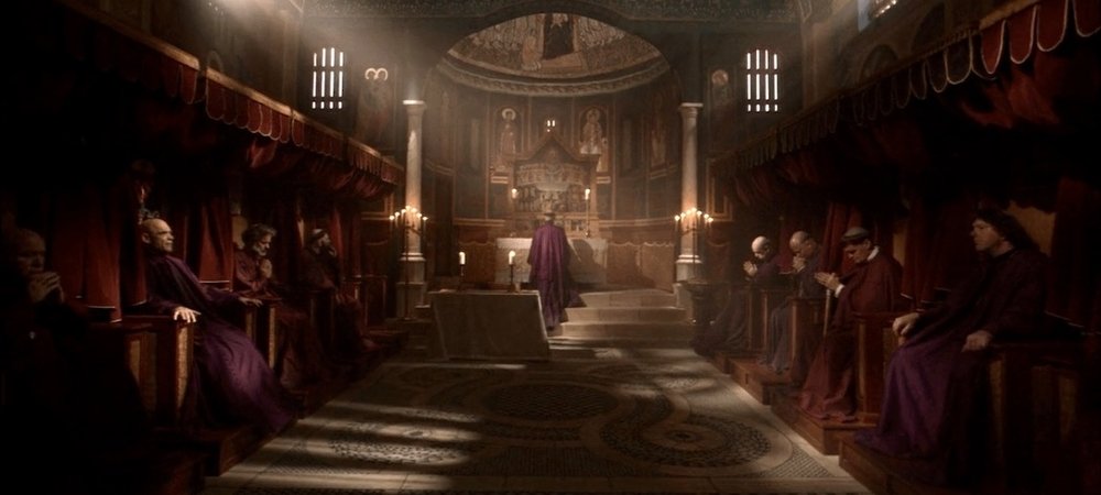 Backdrop of The Conclave